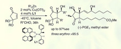 Arnold Group at UWM-Publications: Enantioselective Catalytic Reactions with Chiral Phosphoramidites-Catalytic Enantioselective Synthesis of (-)-Prostaglandin E1 Methyl Ester Based on a Tandem 1,4-Addition-Aldol Reaction